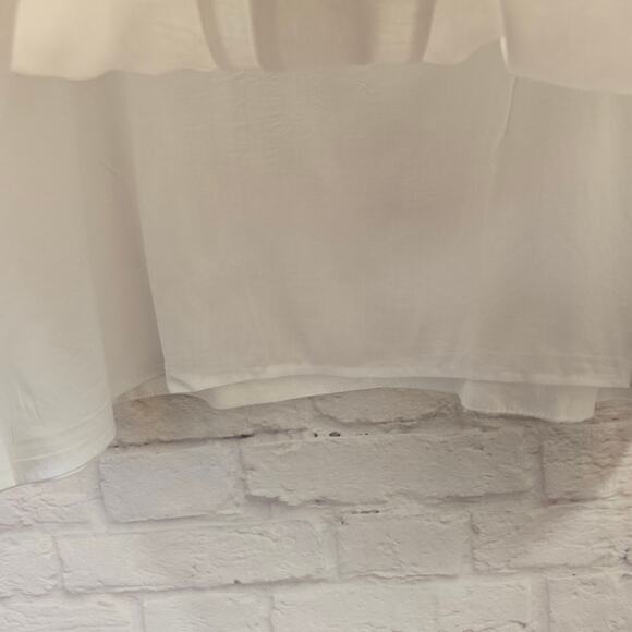 R J.Crew White Button Down Claudia Linen Dress NWT Size 3X Above Knee Sheath - Picture 6 of 11